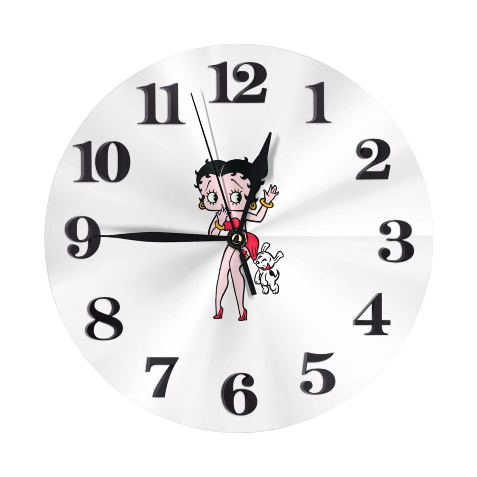 Amazon.co.jp: 掛け時計 Bettyboop ベティちゃん 壁掛け時計 静音